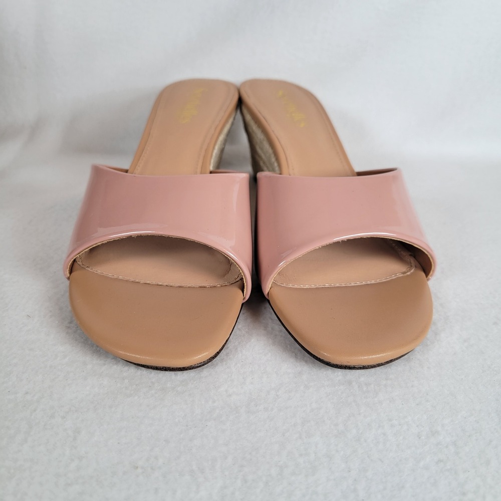 Seychelles Womens Sandal Just Like That Espadrille Wedge Size 7 Blush Pink - Picture 5 of 7